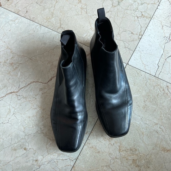 Prada Black Ankle Boot Mens Size 6.5 - Picture 1 of 14